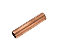 sourcing map Copper Round Tube, 23mm OD 1mm Wall Thickness 100mm Length Straight Pipe Tubing