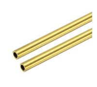 sourcing map Copper Round Tube, 7mm OD x 1mm Wall Thickness x 203mm(8") Length Pure Copper Tube Seamless Metal Straight Pipe Tubing for DIY Crafts Industry Construction(Pack of 2)