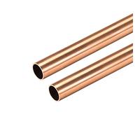 sourcing map Copper Round Tube, 8mm OD 0.5mm Wall Thickness 300mm Long Straight Pipe Tubing 2 Pcs
