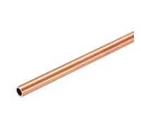 sourcing map Copper Round Tube, 8mm OD x 1mm Wall Thickness x 100mm(4") Length Pure Copper Tube Seamless Metal Straight Pipe Tubing for DIY Crafts Industry Construction(Pack of 2)
