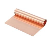 sourcing map Copper Sheet Roll 2500mm x 200mm x 0.08mm, 8" x 8.2ft 38 Gauge 99.9% Pure Copper Flashing Strip Metal Foil Plate for Electricity DIY Projects (Multiple Sizes)