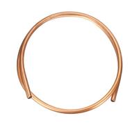 sourcing map Copper Tube 1/2'' OD x 4.9Ft 1/32" T Refrigeration Flexible Pipe Seamless Hollow Metal Soft for Air Conditioners Refrigerators and Other Equipment