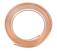 sourcing map Copper Tube, 26ft 3/16 Inch Refrigeration Copper Tubing Seamless Hollow Copper Pipe Industrial Metal Tubing for Air Conditioning Refrigerator