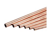 sourcing map Copper Tube, 2mm 3mm 4mm 5mm 6mm 7mm OD x 0.2mm Wall Thickness 200mm Length Metal Tubing, Pack of 6