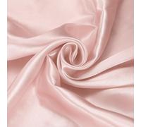 sourcing map Coral Pink Satin Fabric by The Yard, 2 Yards 60" Wide Silky Satin Fabric Solid Satin Cloth Fabric for Bridal Dress Wedding Decorations Crafts Sewing