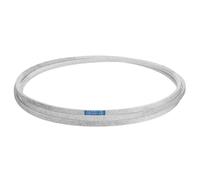 sourcing map Cord Mower Deck Belt 1/2" x 141.125" Aramid Replacement Cord Deck Drive Belt for GX20571 GX21833 07217400 12461 265-238 75-800, Gray