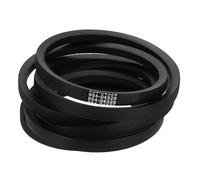 sourcing map Cord Mower Deck Belt 5/8" x 148.3" Rubber Replacement Cord Deck Drive Belt for 954-04329A, 754-04329, Black