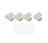 sourcing map Corner Guards Edge Protectors, 12Pack U Foam Safety Bumper W Self-Adhesive Tape Furniture Corner Table Edge Guard, 2.16"x1.38"x0.315", Gray