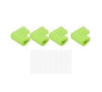 sourcing map Corner Guards Edge Protectors, 8Pack U Foam Safety Bumper W Self-Adhesive Tape Furniture Corner Table Edge Guard, 2.16"x1.38"x0.315", Lawn Green