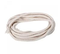sourcing map Cotton Oil Lamp Wick 6mm Diameter 5 Meter 16Ft for Alcohol Lamp Lighting, White