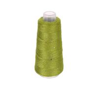 sourcing map Cotton Silk Yarn Mercerized Cotton Silk Blend Sparkly Yarn with Sequins, 6-Ply Metallic Knitting and Crochet Thread for Hand Knitting Crocheting DIY Craft, 50g (Light Green)