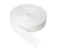 sourcing map Cotton Twill Tape, 1-1/4 Inch 10 Yards Cotton Ribbon Bias Binding Tape Trim Webbing Straps for Sewing DIY Crafts Gift Wrapping, White