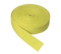sourcing map Cotton Twill Tape, 1 Inch 5 Yards Cotton Ribbon Bias Binding Tape Trim Webbing Straps for Sewing DIY Crafts Gift Wrapping, Yellow