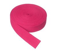 sourcing map Cotton Twill Tape, 2.5cm x 9.2M Cotton Ribbon Bias Binding Tape Trim Webbing Straps for Sewing DIY Crafts Gift Wrapping, Rose Red