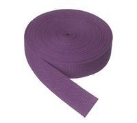 sourcing map Cotton Twill Tape, 2.5cm x 9.2M Cotton Ribbon Bias Binding Tape Trim Webbing Straps for Sewing DIY Crafts Gift Wrapping, Purple