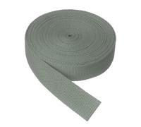 sourcing map Cotton Twill Tape, 3.2cm x 9.2M Cotton Ribbon Bias Binding Tape Trim Webbing Straps for Sewing DIY Crafts Gift Wrapping, Gray