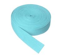 sourcing map Cotton Twill Tape, 3.2cm x 9.2M Cotton Ribbon Bias Binding Tape Trim Webbing Straps for Sewing DIY Crafts Gift Wrapping, Sky Blue