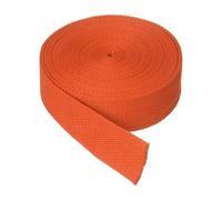 sourcing map Cotton Twill Tape, 3.8cm x 4.6M Cotton Ribbon Bias Binding Tape Trim Webbing Straps for Sewing DIY Crafts Gift Wrapping, Orange