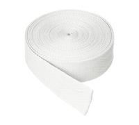 sourcing map Cotton Twill Tape, 3.8cm x 4.6M Cotton Ribbon Bias Binding Tape Trim Webbing Straps for Sewing DIY Crafts Gift Wrapping, White