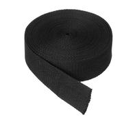 sourcing map Cotton Twill Tape, 3.8cm x 9.2M Cotton Ribbon Bias Binding Tape Trim Webbing Straps for Sewing DIY Crafts Gift Wrapping, Black