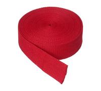 sourcing map Cotton Twill Tape, 3.8cm x 9.2M Cotton Ribbon Bias Binding Tape Trim Webbing Straps for Sewing DIY Crafts Gift Wrapping, Red