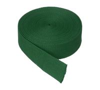 sourcing map Cotton Twill Tape, 3.8cm x 9.2M Cotton Ribbon Bias Binding Tape Trim Webbing Straps for Sewing DIY Crafts Gift Wrapping, Dark Green