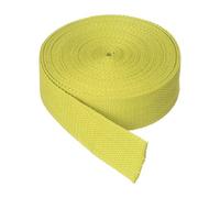 sourcing map Cotton Twill Tape, 3.8cm x 9.2M Cotton Ribbon Bias Binding Tape Trim Webbing Straps for Sewing DIY Crafts Gift Wrapping, Yellow