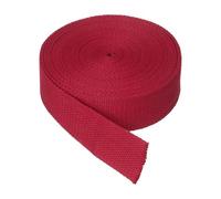 sourcing map Cotton Twill Tape, 3.8cm x 9.2M Cotton Ribbon Bias Binding Tape Trim Webbing Straps for Sewing DIY Crafts Gift Wrapping, Burgundy