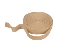 sourcing map Cotton Twill Tape Ribbon 1-1/5 Inch 23 Yard Herringbone Webbing Tape Roll Bias Binding Tape for DIY Crafts Sewing Gift Wrapping, Light Brown