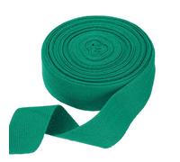 sourcing map Cotton Twill Tape Ribbon 1-3/16 Inch 11 Yard Herringbone Webbing Tape Roll Bias Binding Tape for DIY Crafts Sewing Gift Wrapping, Green