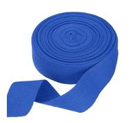 sourcing map Cotton Twill Tape Ribbon 1-3/16 Inch 11 Yard Herringbone Webbing Tape Roll Bias Binding Tape for DIY Crafts Sewing Gift Wrapping, Bright Blue