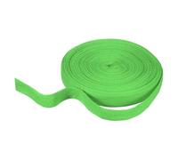 sourcing map Cotton Twill Tape Ribbon 1 Inch 23 Yard Herringbone Webbing Tape Roll Bias Binding Tape for DIY Crafts Sewing Gift Wrapping, Bright Green
