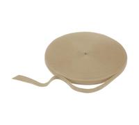 sourcing map Cotton Twill Tape Ribbon 10cm x 45 Meters Herringbone Webbing Tape Roll Bias Binding Tape for DIY Crafts Sewing Gift Wrapping, Khaki