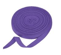 sourcing map Cotton Twill Tape Ribbon 10mm x 10 Meters Herringbone Webbing Tape Roll Bias Binding Tape for DIY Crafts Sewing Gift Wrapping, Dark Purple