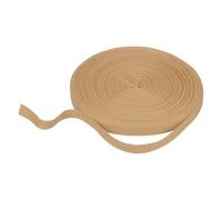 sourcing map Cotton Twill Tape Ribbon 10mm x 21 Meters Herringbone Webbing Tape Roll Bias Binding Tape for DIY Crafts Sewing Gift Wrapping, Light Brown