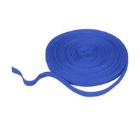 sourcing map Cotton Twill Tape Ribbon 10mm x 21 Meters Herringbone Webbing Tape Roll Bias Binding Tape for DIY Crafts Sewing Gift Wrapping, Bright Blue