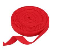 sourcing map Cotton Twill Tape Ribbon 15mm x 10 Meters Herringbone Webbing Tape Roll Bias Binding Tape for DIY Crafts Sewing Gift Wrapping, Red