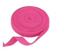 sourcing map Cotton Twill Tape Ribbon 15mm x 10 Meters Herringbone Webbing Tape Roll Bias Binding Tape for DIY Crafts Sewing Gift Wrapping, Rose Red