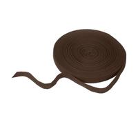 sourcing map Cotton Twill Tape Ribbon 15mm x 21 Meters Herringbone Webbing Tape Roll Bias Binding Tape for DIY Crafts Sewing Gift Wrapping, Dark Brown