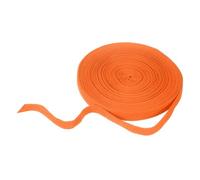 sourcing map Cotton Twill Tape Ribbon 15mm x 21 Meters Herringbone Webbing Tape Roll Bias Binding Tape for DIY Crafts Sewing Gift Wrapping, Orange