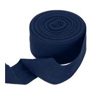 sourcing map Cotton Twill Tape Ribbon 2 Inch 11 Yard Herringbone Webbing Tape Roll Bias Binding Tape for DIY Crafts Sewing Gift Wrapping, Dark Blue