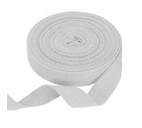 sourcing map Cotton Twill Tape Ribbon 20mm x 10 Meters Herringbone Webbing Tape Roll Bias Binding Tape for DIY Crafts Sewing Gift Wrapping, Light Gray