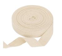 sourcing map Cotton Twill Tape Ribbon 20mm x 10 Meters Herringbone Webbing Tape Roll Bias Binding Tape for DIY Crafts Sewing Gift Wrapping, Beige