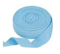 sourcing map Cotton Twill Tape Ribbon 25mm x 10 Meters Herringbone Webbing Tape Roll Bias Binding Tape for DIY Crafts Sewing Gift Wrapping, Lake Blue