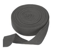 sourcing map Cotton Twill Tape Ribbon 25mm x 10 Meters Herringbone Webbing Tape Roll Bias Binding Tape for DIY Crafts Sewing Gift Wrapping, Dark Gray