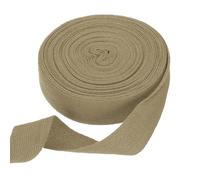 sourcing map Cotton Twill Tape Ribbon 25mm x 10 Meters Herringbone Webbing Tape Roll Bias Binding Tape for DIY Crafts Sewing Gift Wrapping, Khaki