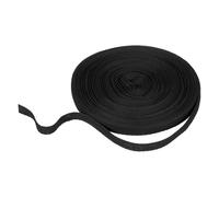 sourcing map Cotton Twill Tape Ribbon 3/8 Inch 23 Yard Herringbone Webbing Tape Roll Bias Binding Tape for DIY Crafts Sewing Gift Wrapping, Black