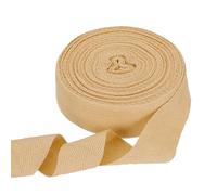 sourcing map Cotton Twill Tape Ribbon 30mm x 10 Meters Herringbone Webbing Tape Roll Bias Binding Tape for DIY Crafts Sewing Gift Wrapping, Light Brown