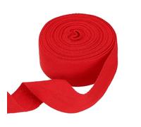 sourcing map Cotton Twill Tape Ribbon 40mm x 10 Meters Herringbone Webbing Tape Roll Bias Binding Tape for DIY Crafts Sewing Gift Wrapping, Red