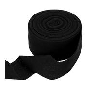 sourcing map Cotton Twill Tape Ribbon 50mm x 10 Meters Herringbone Webbing Tape Roll Bias Binding Tape for DIY Crafts Sewing Gift Wrapping, Black